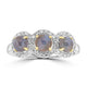 1.52ct Alexandrite Rings with 0.262tct Diamond set in 18K Two Tone Gold