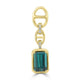 0.94ct Tourmaline Pendants with 0.022tct Diamond set in 18K Yellow Gold