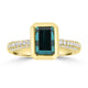 1.47ct Tourmaline Rings with 0.283tct Diamond set in 18K Yellow Gold