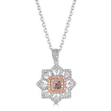 Light Pink Diamond Pendant – Rare Colors